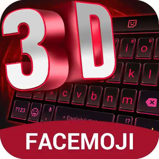 Free play online 3D Neon Red Technology Keyboard Theme for WhatsApp  APK