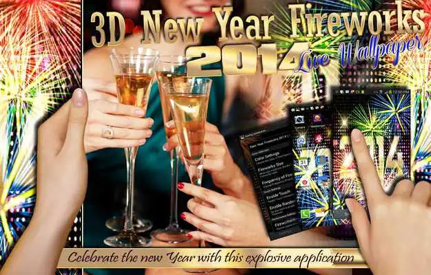 Play 3D New Year Fireworks 2015 LWP Play 3D New Year Fireworks 2015 LWP