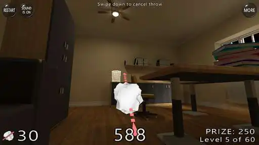 Play 3D Paperball  and enjoy 3D Paperball with UptoPlay