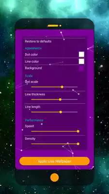 Play 3D Particle Live Wallpaper: Gravity live Wallpaper
