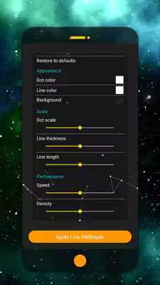 Play 3D Particle Live Wallpaper: Gravity live Wallpaper