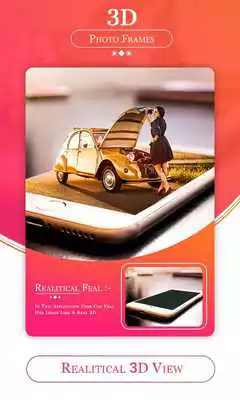 Play 3D Photo Frame - Create 3D frames for your photo