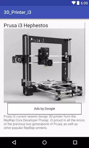 Play APK 3D printer Prusa i3  and enjoy 3D printer Prusa i3 with UptoPlay nik_wanish.a3d_printer_i3