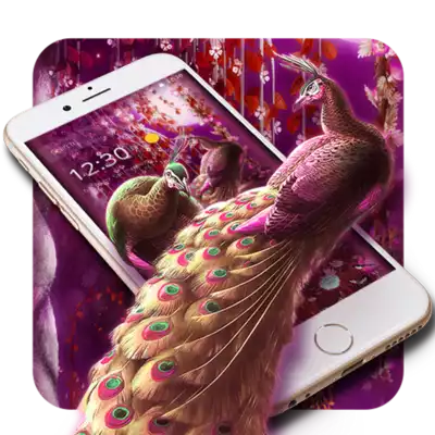 Play 3D purple dreamland peacock theme