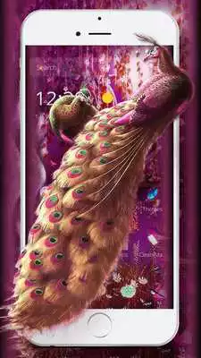 Play 3D purple dreamland peacock theme