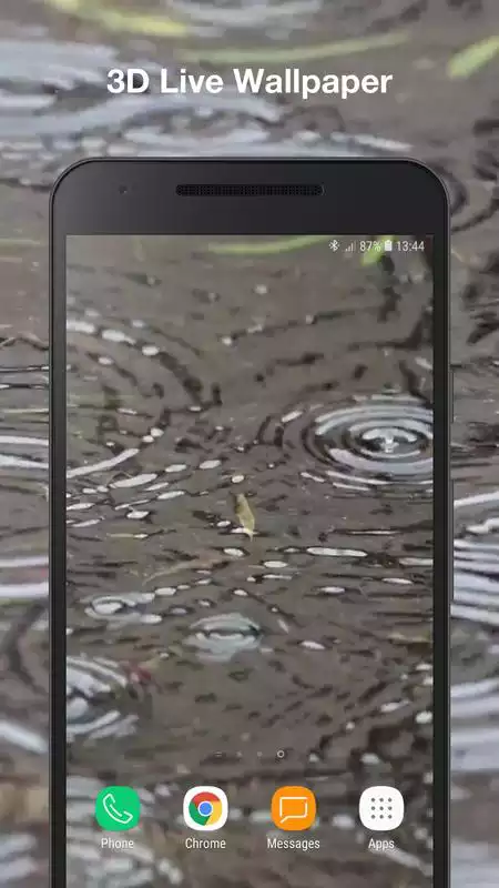 Play 3D Rain Live Wallpaper