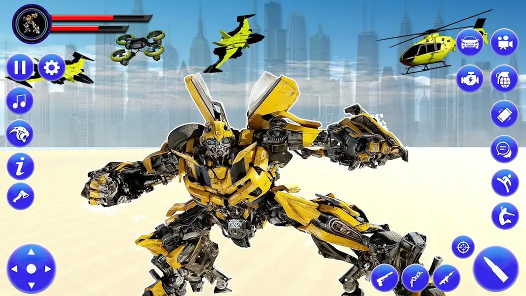 Play 3D Robot Transformer Game as an online game 3D Robot Transformer Game with UptoPlay