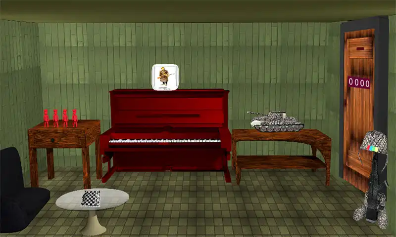 Play 3D Room Escape-Puzzle Livingroom 4 as an online game 3D Room Escape-Puzzle Livingroom 4 with UptoPlay