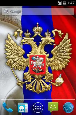 Play 3D Russian Emblem and Flag LWP  and enjoy 3D Russian Emblem and Flag LWP with UptoPlay
