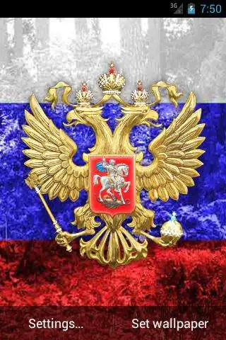 Play 3D Russian Emblem and Flag LWP as an online game 3D Russian Emblem and Flag LWP with UptoPlay