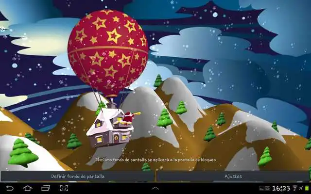 Play 3D Santa Claus Live Wallpaper