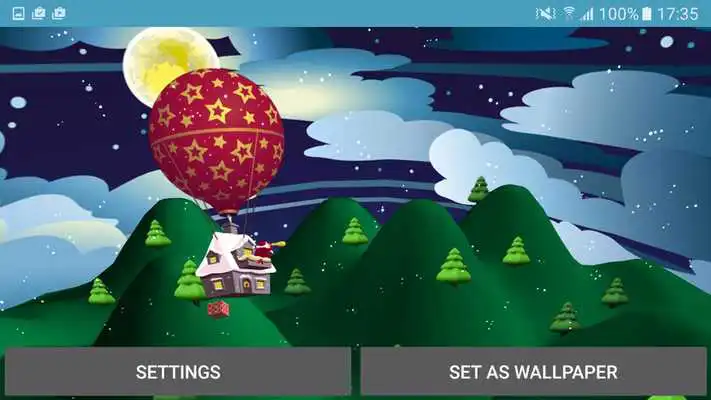 Play 3D Santa Claus Live Wallpaper