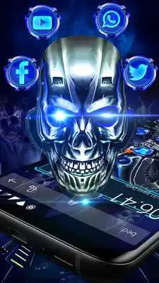 Play 3D Skull HD Theme