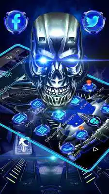 Play 3D Skull HD Theme