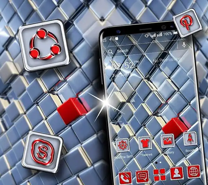 Play 3D Sliver Square Theme  and enjoy 3D Sliver Square Theme with UptoPlay
