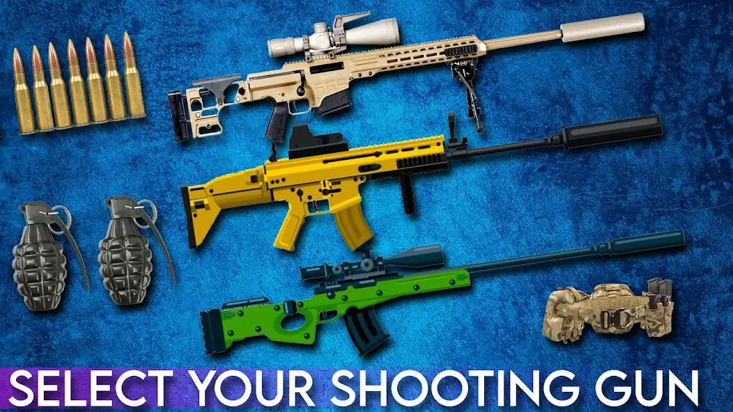 Play 3D Sniper Shooting Gun Games as an online game 3D Sniper Shooting Gun Games with UptoPlay