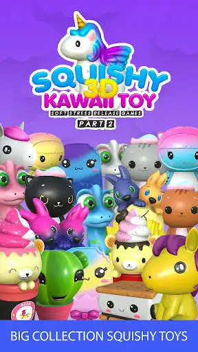Play 3D Squishy toys kawaii soft stress release games 2  and enjoy 3D Squishy toys kawaii soft stress release games 2 with UptoPlay