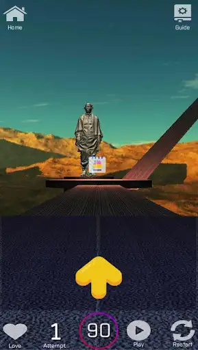 Play 3D Statue of Unity as an online game 3D Statue of Unity with UptoPlay