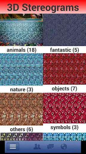 Play 3D stereograms  and enjoy 3D stereograms with UptoPlay