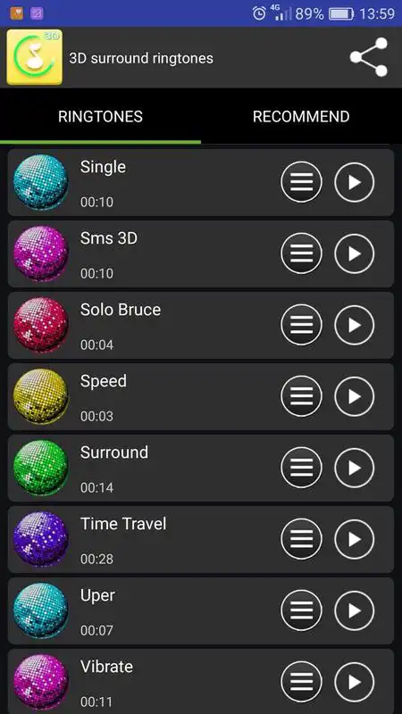 Play 3D Surround Ringtones