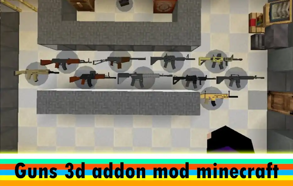 Play 3D SURVIVOR GUNS mod for MCPE as an online game 3D SURVIVOR GUNS mod for MCPE with UptoPlay