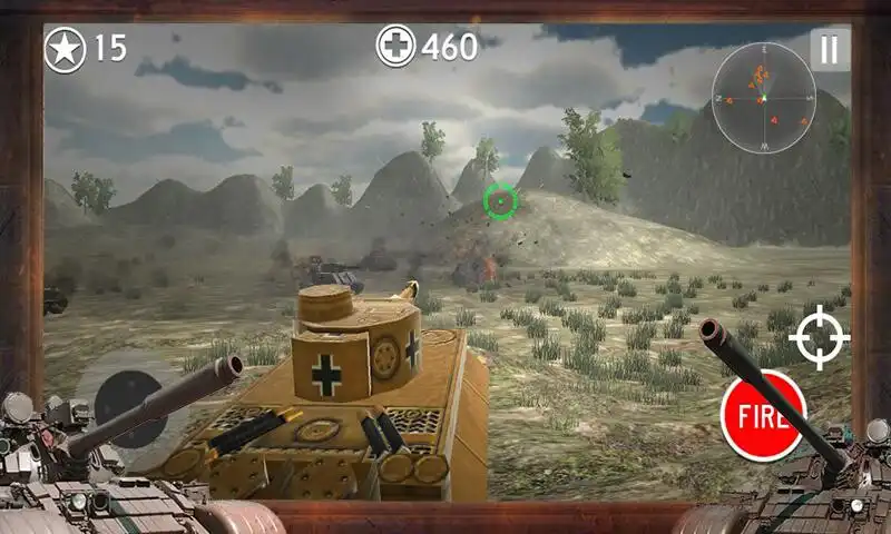 Play 3D Tank Battle as an online game 3D Tank Battle with UptoPlay