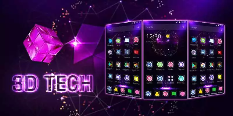 Play 3D Technology Space Theme