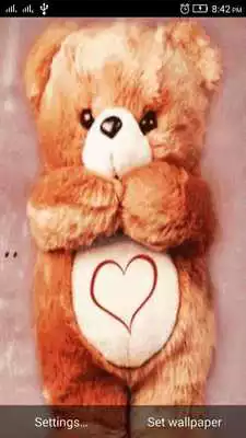 Play 3D Teddy Bear Live Wallpaper
