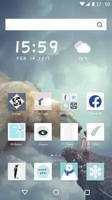 Play 3D Theme - Polar Bear 3D Wallpaper  Icon