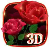 Free play online 3D True Love Red Rose Theme APK