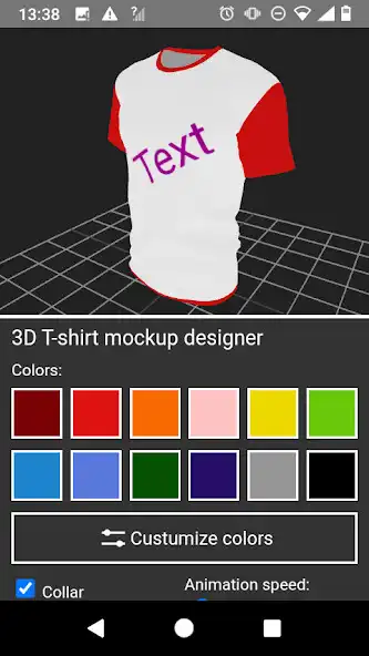 Play 3D T-shirt mockup designer  and enjoy 3D T-shirt mockup designer with UptoPlay