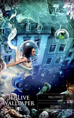Play 3D Wallpaper: Aqueous Atlantis