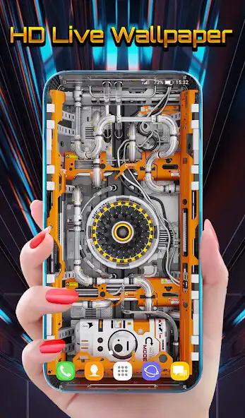 Play 3D Wallpaper Theme Cyber Pipes  and enjoy 3D Wallpaper Theme Cyber Pipes with UptoPlay