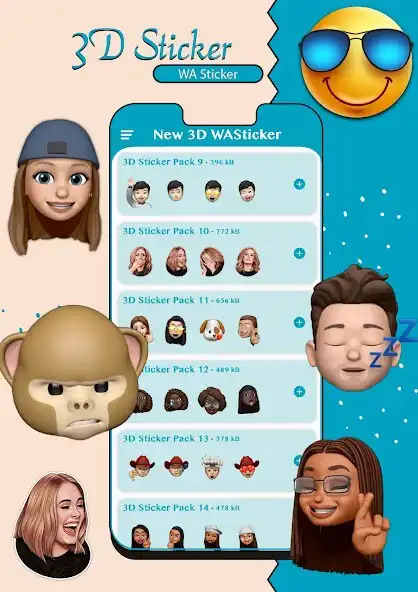 Play 3D WASticker for Whatsapp as an online game 3D WASticker for Whatsapp with UptoPlay