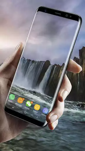 Play 3D Waterfall Live Wallpaper as an online game 3D Waterfall Live Wallpaper with UptoPlay