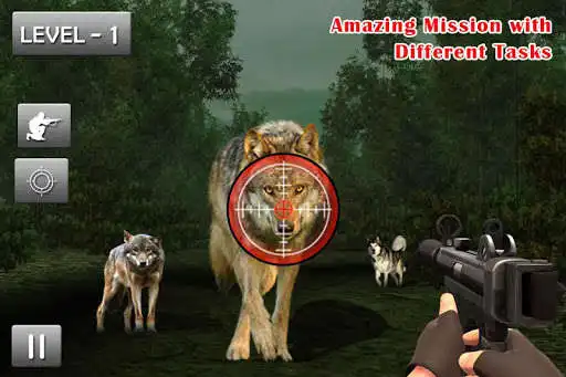 Play APK 3d Wild Wolf Hunting Jungle Shooter  and enjoy 3d Wild Wolf Hunting Jungle Shooter with UptoPlay com.wildwolf.hunting.shooter