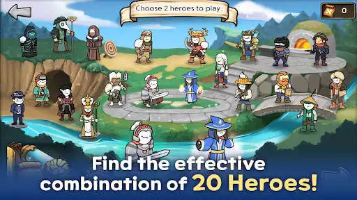 Play 3 Minute Heroes: Card Defense as an online game 3 Minute Heroes: Card Defense with UptoPlay