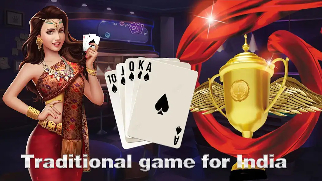 Play 3 Patti Solitaire as an online game 3 Patti Solitaire with UptoPlay
