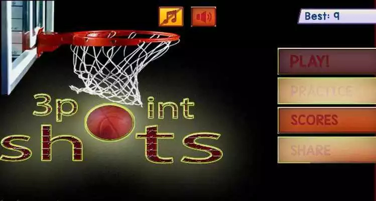 Play 3 point line shots