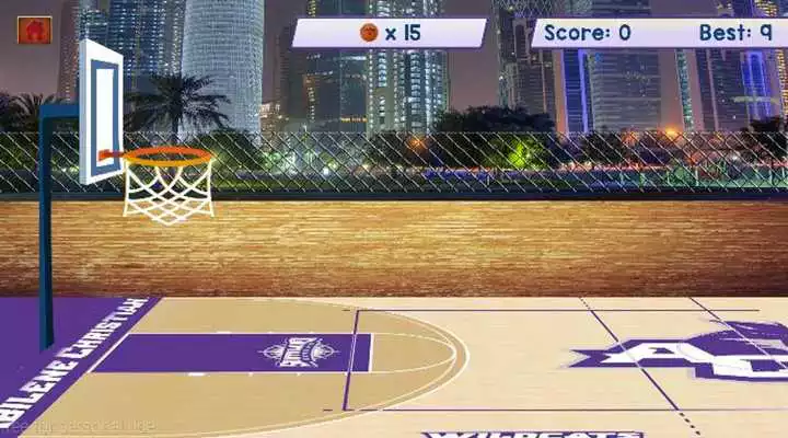 Play 3 point line shots