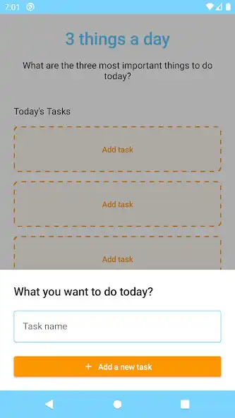 Play 3 things a day as an online game 3 things a day with UptoPlay