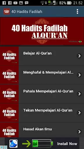 Play 40 Hadits Fadilah Sunah Rosul as an online game 40 Hadits Fadilah Sunah Rosul with UptoPlay