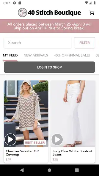 Play 40 Stitch Boutique as an online game 40 Stitch Boutique with UptoPlay