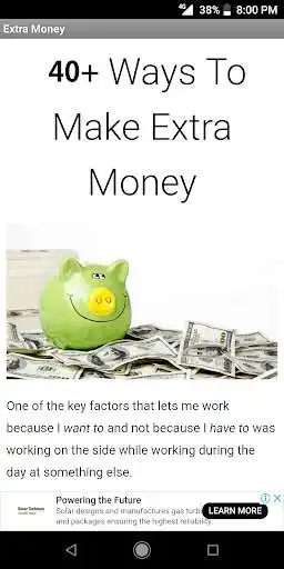 Play 40 Ways To Make Extra Money  and enjoy 40 Ways To Make Extra Money with UptoPlay