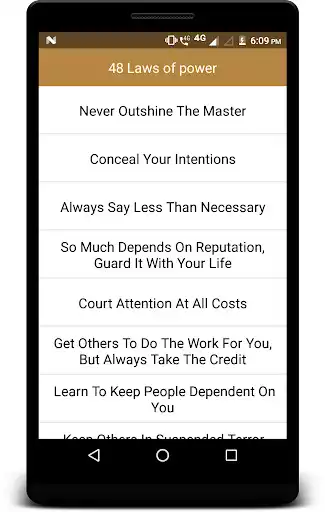 Play 48 Laws of Power as an online game 48 Laws of Power with UptoPlay