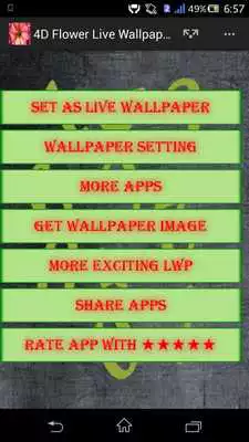 Play 4D Flower Live Wallpaper Play 4D Flower Live Wallpaper