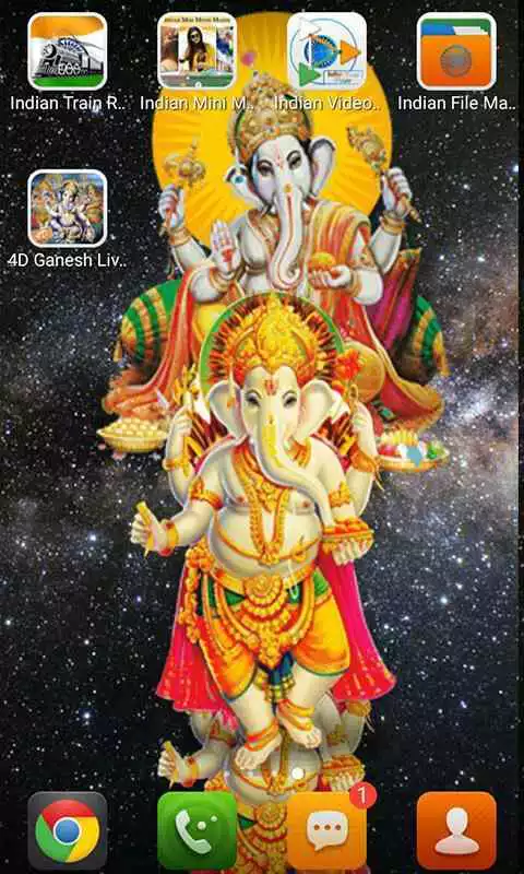 Play 4D God Ganesha Live Wallpaper