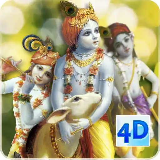 Free play online 4D Krishna Live Wallpaper  APK