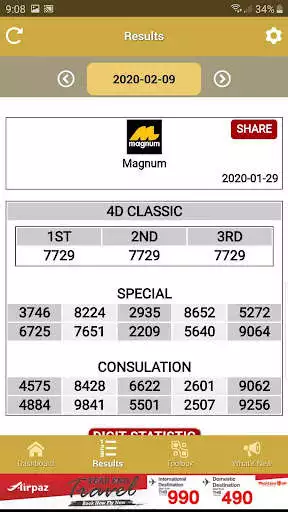 Play 4D Live Results