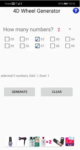 Play 4D ToTo Lotto Wheel Generator as an online game 4D ToTo Lotto Wheel Generator with UptoPlay